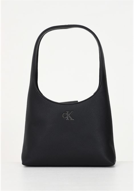 Borsa a mano Minimal Monogram A Shoulderbag nera da donna CALVIN KLEIN | K60K6122730GR